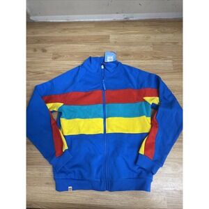 LEGO Men's Small Color Block Stripe Zip-Up Track Jacket - LEGO x Target NWT